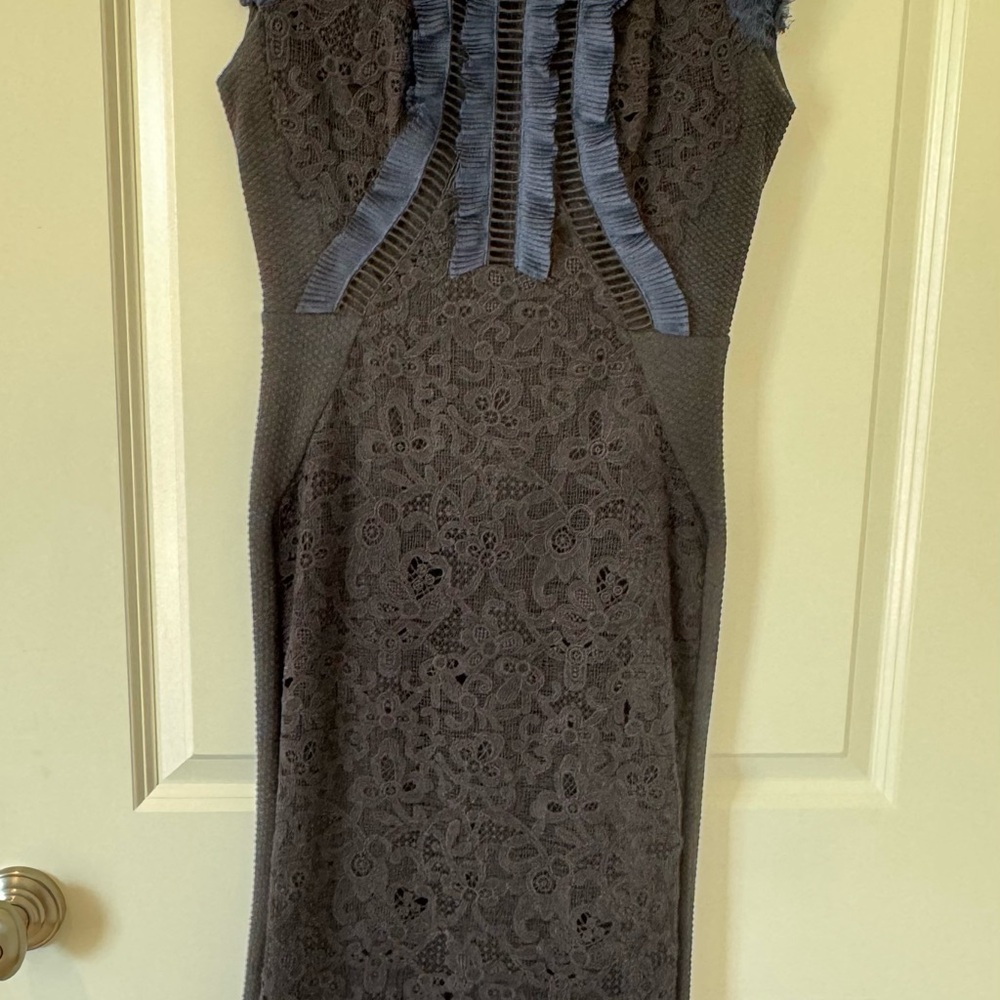 Rebecca Taylor Elegant black and navy Lace Dress